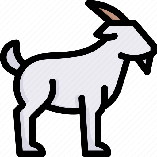 Farming, gardening, agriculture, nanny goat, animal, cattle icon - Download on Iconfinder