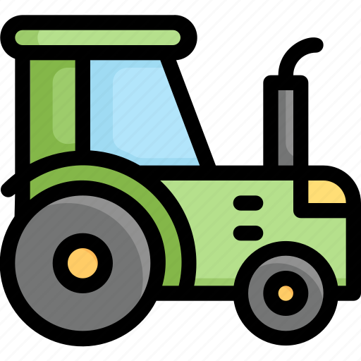 Farming, gardening, agriculture, tractor, vehicle, transport, machine icon - Download on Iconfinder