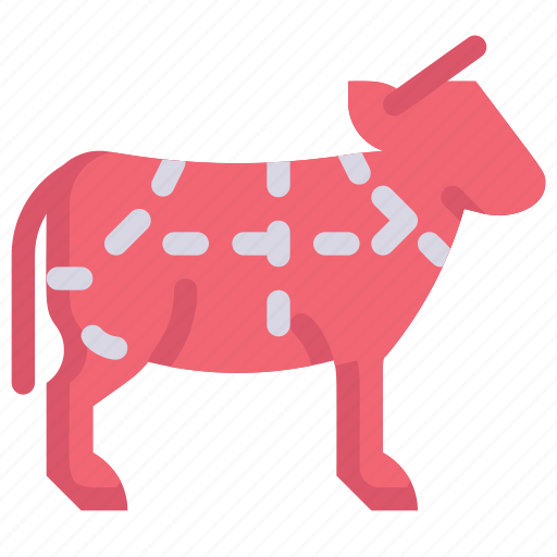 Farming, gardening, agriculture, different parts of meat, beef, cow, cattle icon - Download on Iconfinder