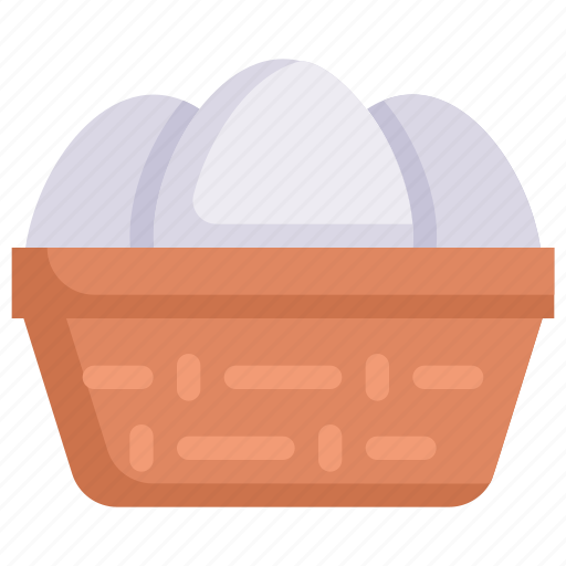 Farming, gardening, agriculture, egg, basket, food, cattle icon - Download on Iconfinder