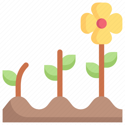 Farming, gardening, agriculture, growing, flower, garden, plant icon - Download on Iconfinder