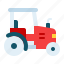 tractor, farming, gardening, agriculture, transportation, vehicle, industry 