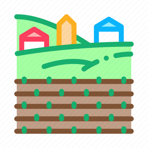 Barn, construction, farming, garden, landscape, mill, village icon - Download on Iconfinder