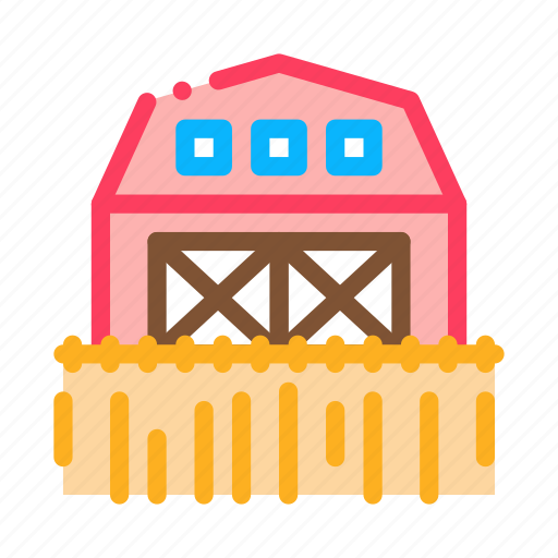 Barn, farm, farming, field, greenhouse, landscape, wheat icon - Download on Iconfinder