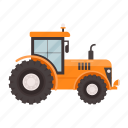tractor, farming, vehicle, tires, transport, automobile
