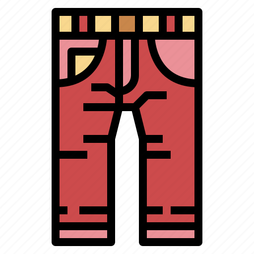 Clothing, jean, pants, trousers icon - Download on Iconfinder