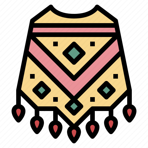 Clothes, mexican, poncho, western icon - Download on Iconfinder