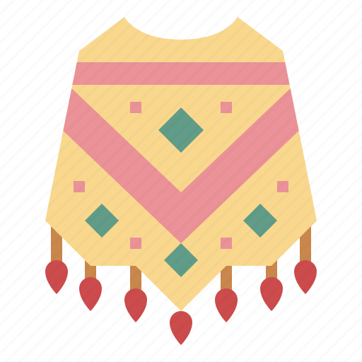 Clothes, mexican, poncho, western icon - Download on Iconfinder