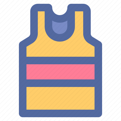 Sleeveless, shirt, clothe, wear, fashion icon - Download on Iconfinder
