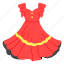 frock, flamenco, clothing, outfit, attire, clothes, fashion 