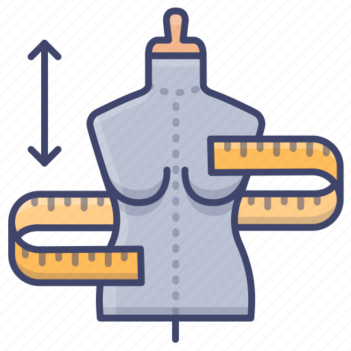 Clothes, measure, ruler, size icon - Download on Iconfinder