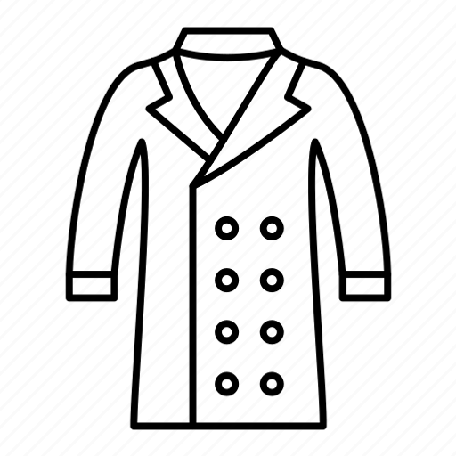 Overcoat, clothes, fashion, garment, jacket icon - Download on Iconfinder