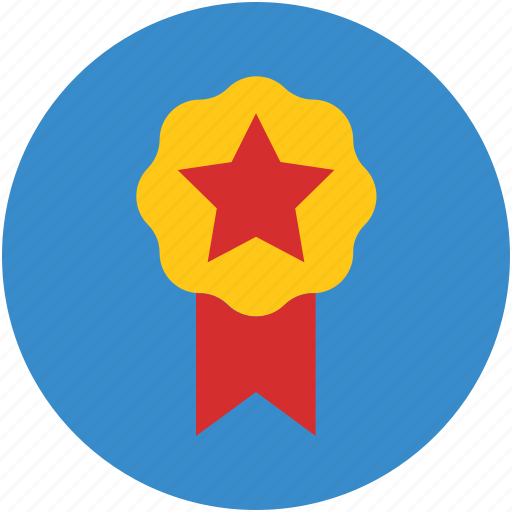 Award badge, badge, emblem, ribbon badge, star sign icon - Download on Iconfinder