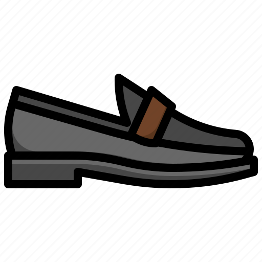 Penny, loafer, shoe, vintage, man, fashion icon - Download on Iconfinder