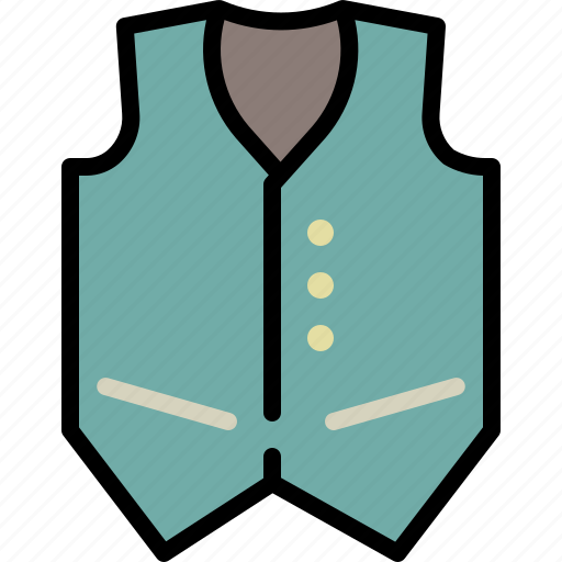 Cloth, men, party, style, suit, vest icon - Download on Iconfinder