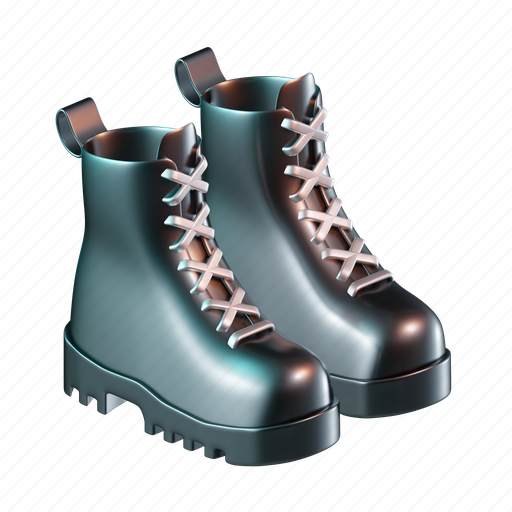 Boots, shoes, footwear, hiking, winter, fashion 3D illustration - Download on Iconfinder