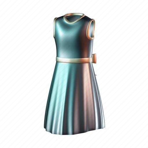 Dress, fashion, clothes, shirt, woman, wear 3D illustration - Download on Iconfinder