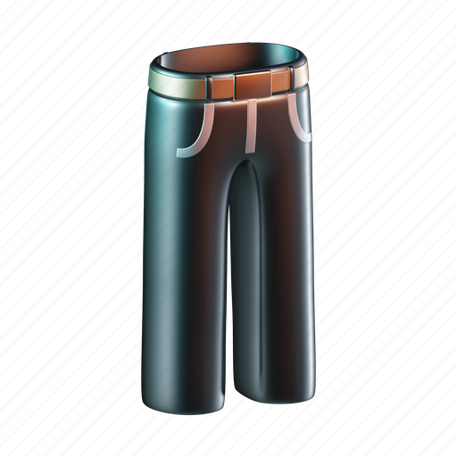 Jeans, pants, fashion, clothes, garment, trousers 3D illustration - Download on Iconfinder