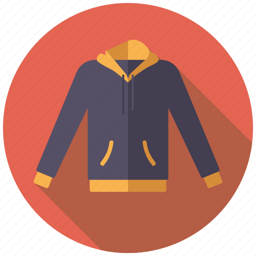 Casual wear, clothing, fashion, garment, hoodie, sweater, wardrobe icon - Download on Iconfinder