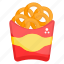 frites, hot onion chips, onion fries, onion rings, snack, twist ring 