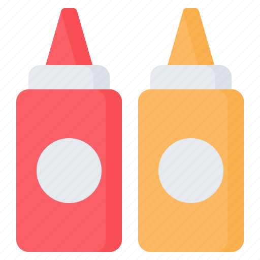 Bottle, fast food, ketchup, mustard, sauce, spicy, tomato icon - Download on Iconfinder
