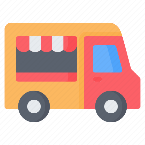 Car, delivery, fast, food, street, truck, van icon - Download on Iconfinder