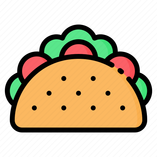 Fast, food, mexican, sandwich, street, taco, tortilla icon - Download on Iconfinder