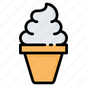 cone, cream, fast, food, ice, summer, waffle
