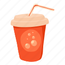 cafe, cartoon, cup, hot, paper, soda, white