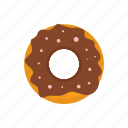 cake, delicious, donut, doughnut, object, pink, tasty