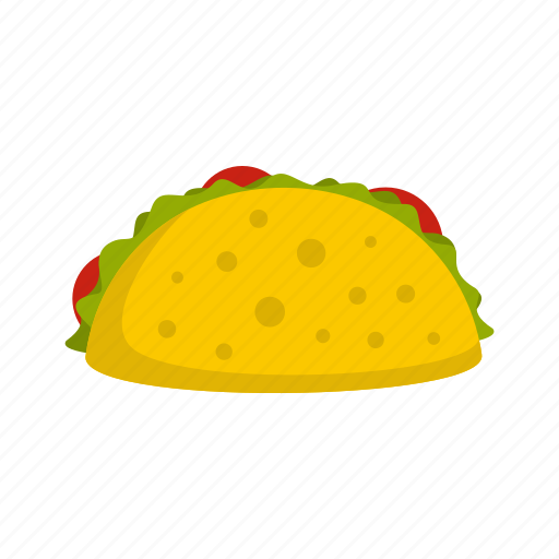 Beef, food, lunch, mexican, object, tacos, tortilla icon - Download on Iconfinder