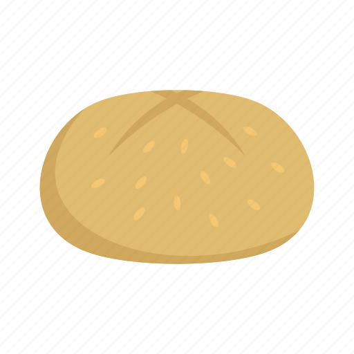 Bakery, bread, bun, dough, flour, food, object icon - Download on Iconfinder