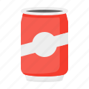 cola, can, beverage, drink, soda