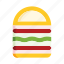 burger, fast food, hamburger, beef, cheeseburger, junk food, street food 