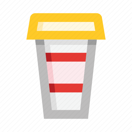 Coffee, food, beverage, paper, glass, to go, take away icon - Download on Iconfinder