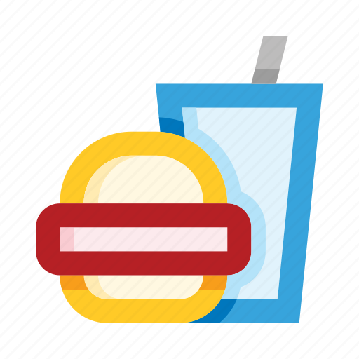 Burger, cola, fast food, hamburger, beef, cheeseburger, street food icon - Download on Iconfinder