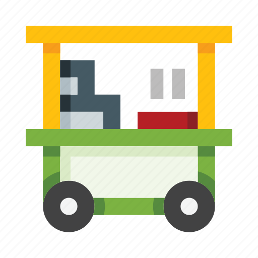 Food, truck, fast food, vehicle, equipment, trailer, street food icon - Download on Iconfinder