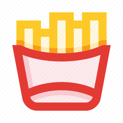 French, fries, potatoes, food, nutrition, fast food, street food icon - Download on Iconfinder