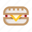 sandwich, food, fast food, burger, hamburger, cheeseburger, street food 