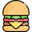 hamburger, sandwich, cheese burger, fast food, junk food, food and restaurant, food 