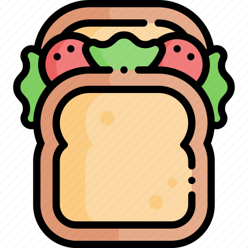 Sandwich, bread, fast food, junk food, food and restaurant, food icon - Download on Iconfinder