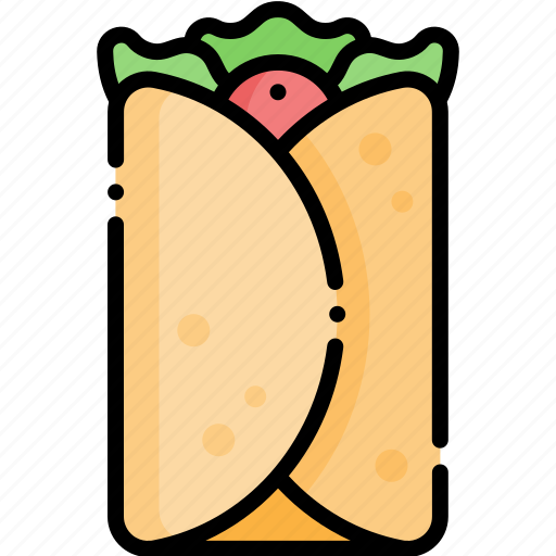 Burrito, mexican food, fast food, junk food, food and restaurant, food icon - Download on Iconfinder