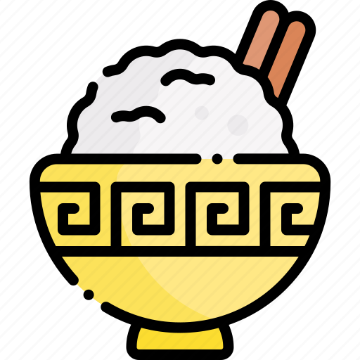 Rice bowl, chinese food, fast food, junk food, food and restaurant, food icon - Download on Iconfinder