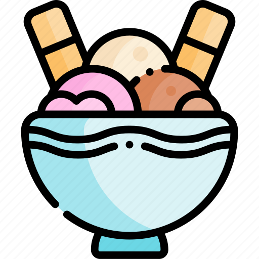 Ice cream, desert, fast food, junk food, food and restaurant, food icon - Download on Iconfinder