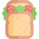 sandwich, bread, fast food, junk food, food and restaurant, food 