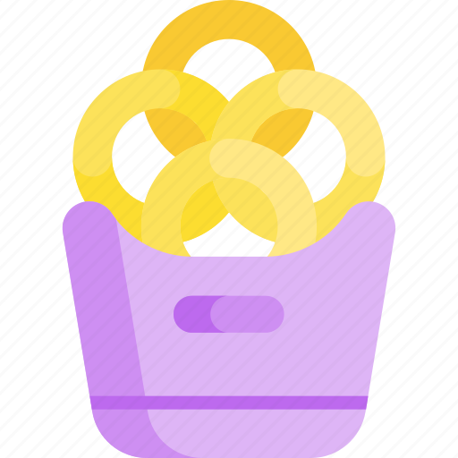 Onion rings, snack, fast food, junk food, food and restaurant, food icon - Download on Iconfinder