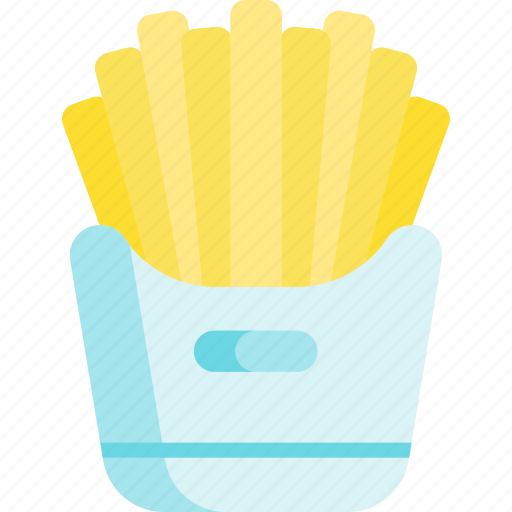 French fries, potato, fries, fast food, junk food, food and restaurant, food icon - Download on Iconfinder