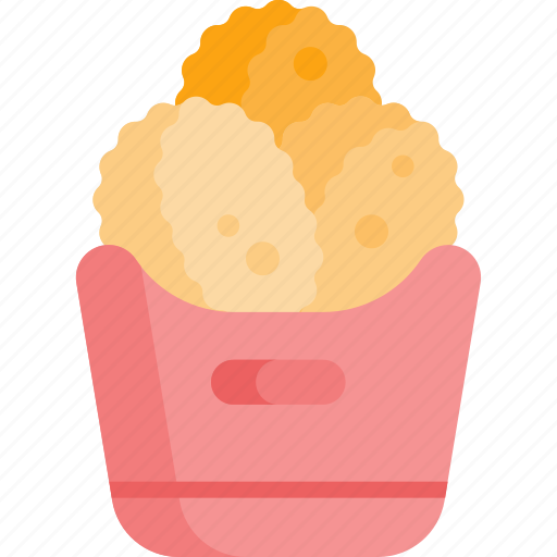 Chicken nuggets, nuggets, snack, fast food, junk food, food and restaurant, food icon - Download on Iconfinder
