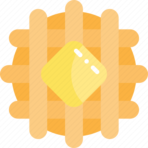 Waffle, fast food, junk food, food and restaurant, food icon - Download on Iconfinder