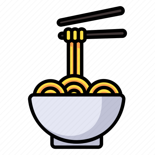 Food, meal, chopsticks, dinner, chinese, noodles, asian icon - Download on Iconfinder